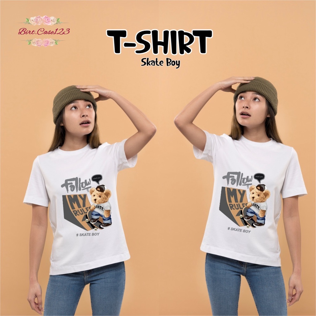 BAJU KAOS SHIRT PRIA WANITA UNISEX STREETWEAR KAOS SURFING PAKAIAN ATASAN CEWEK COWOK TSHIRT  BC6759