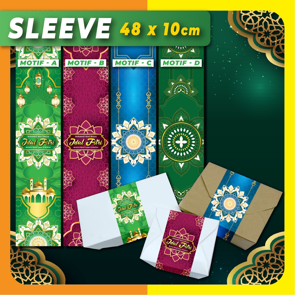 

Paper Belt Sleeve - Pita Toples Lebaran Idul Fitri - (Isi 20 pcs)