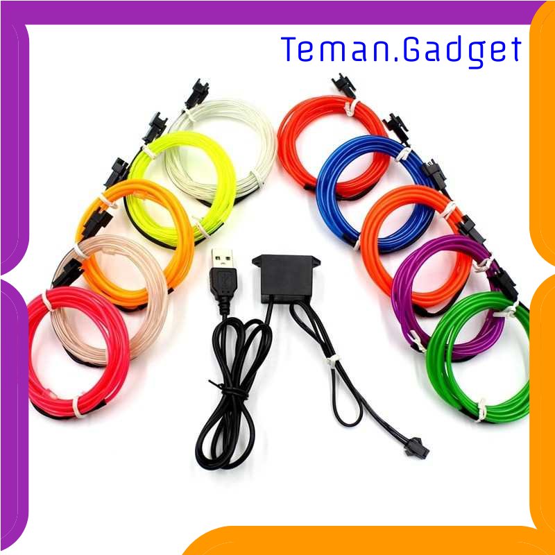TG-LMP KEY-WIN Lampu Hias Neon Flex Light USB Plug 3 Meter - M05