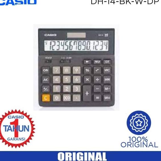 

Z91 KALKULATOR CASIO DH 14 BK ORIGINAL - CALCULATOR MEJA DH-14BK MURAH 14 DIGIT PALING DICARI ゕ