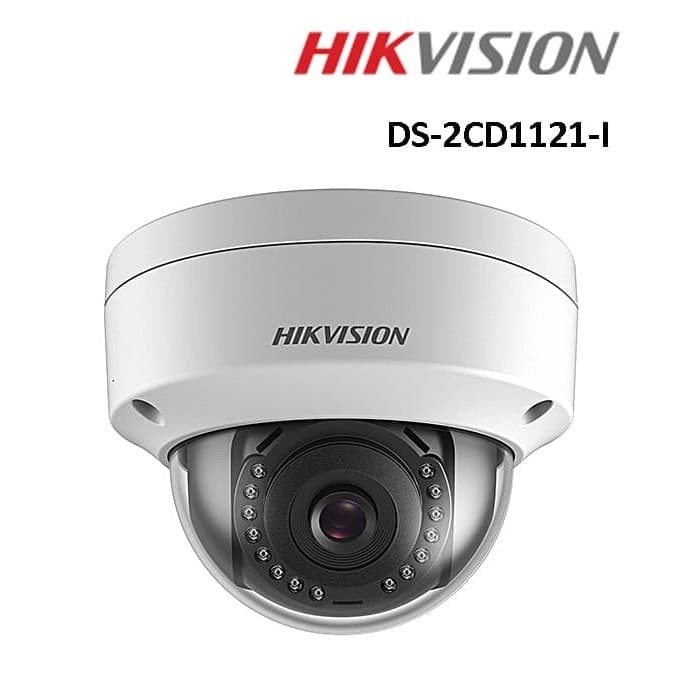 Hikvision DS-2CD1121-I IP Camera CCTV IR Fixed Dome 2MP