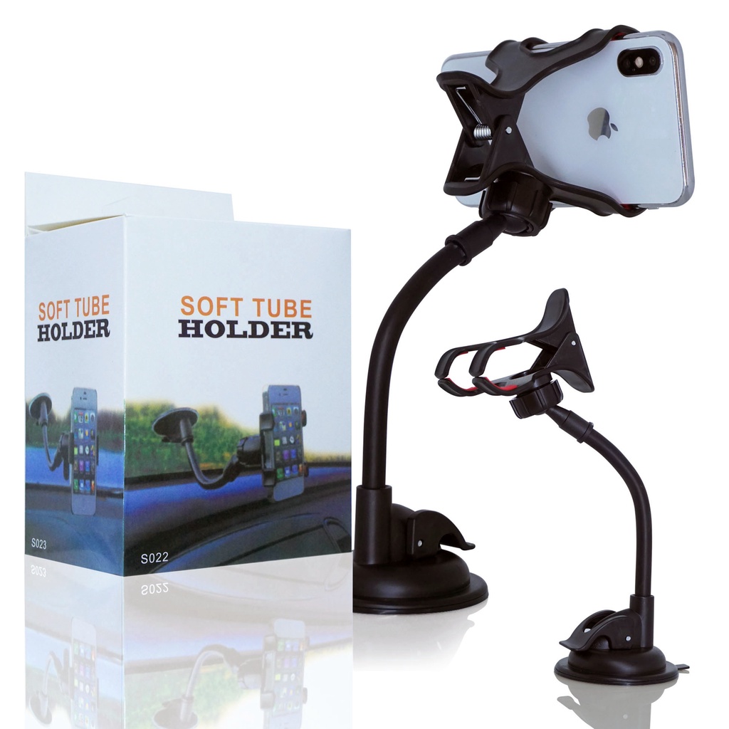 Aksesoris Mobil Phone Holder Hp Soft Tube Tempel Serbaguna Mount Gitar Bass Meja - DH 901