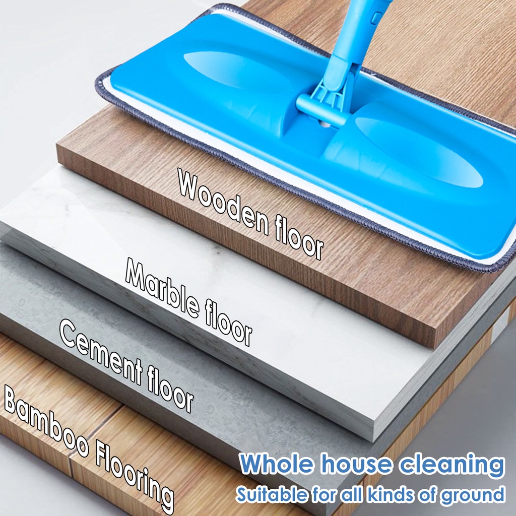 Spray Mop [A] Alat Pel Lantai Semprot Air Stainless Pembersih Rumah