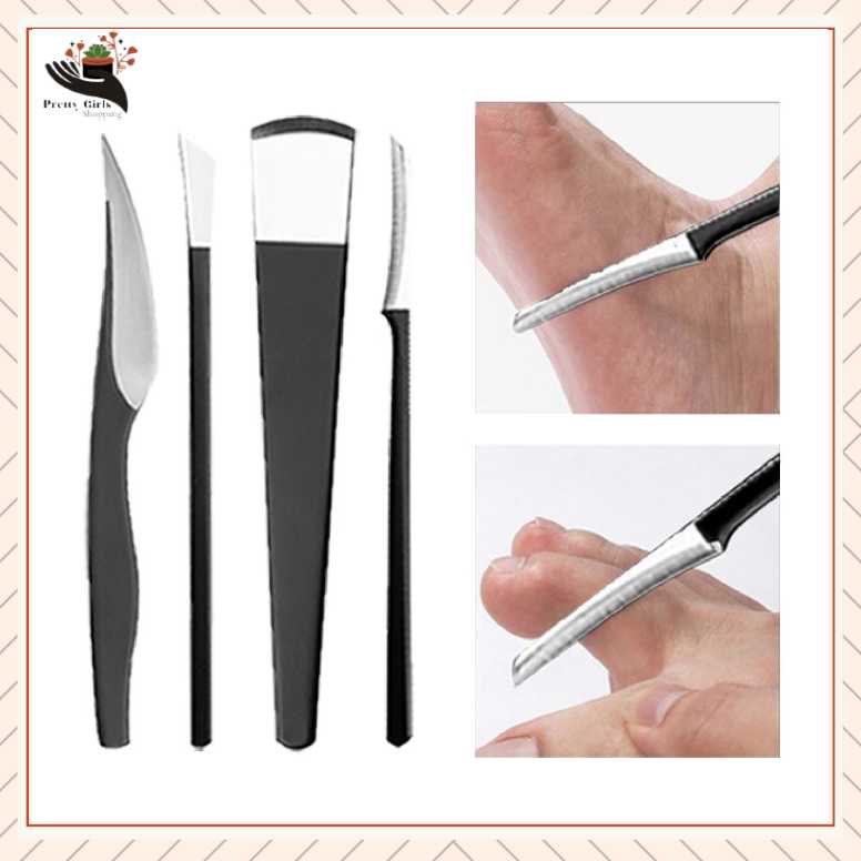 Pretty SET 6IN1 ALAT PEDICURE PERAWATAN KAKI/PISAU KUKU CANTENGAN/PEDICURE KNIFE TOOLS DEAD SKIN REMOVER