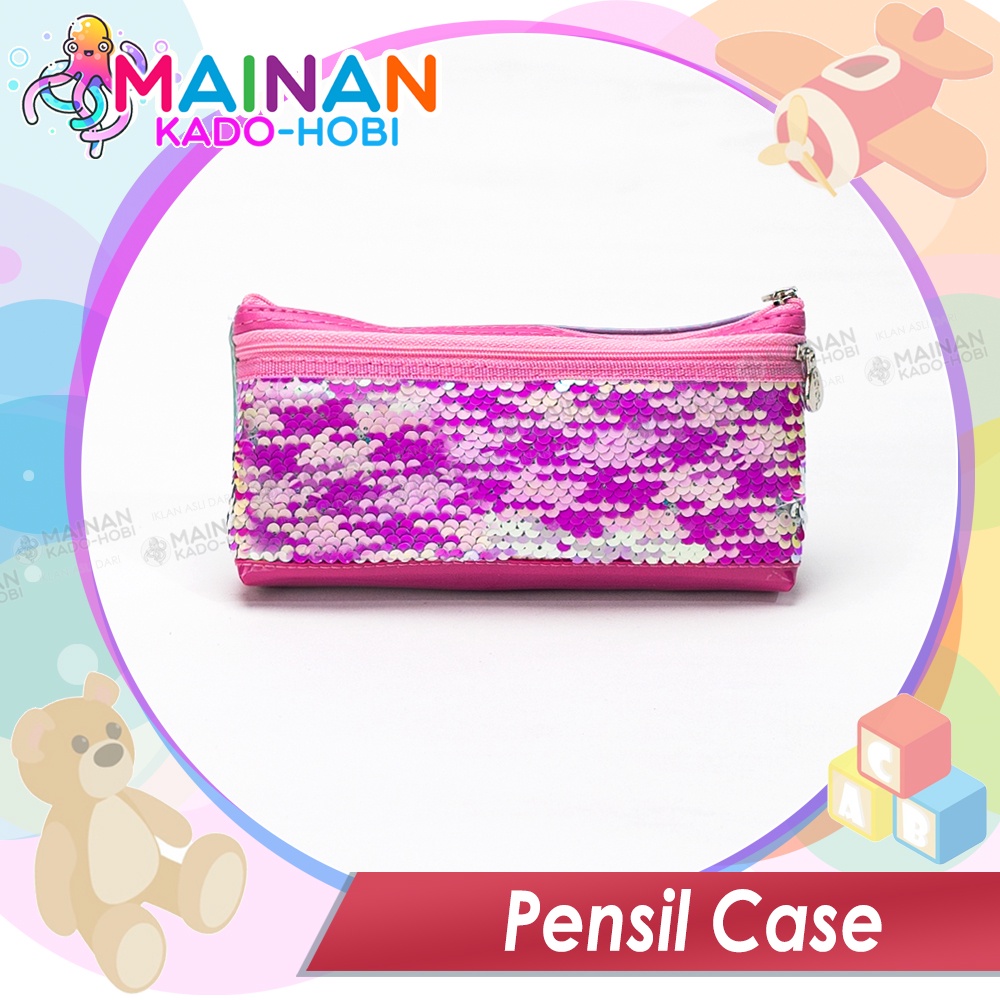 PENCIL BAG WATER PROOF KOTAK PENSIL KARAKTER UNICORN KUDA PONY