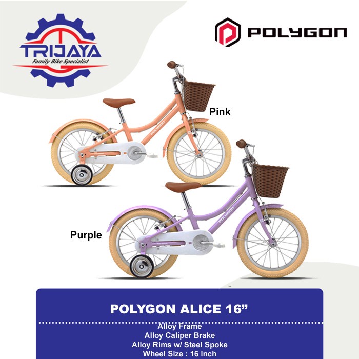 Polygon Alice [16 inch] Sepeda Anak