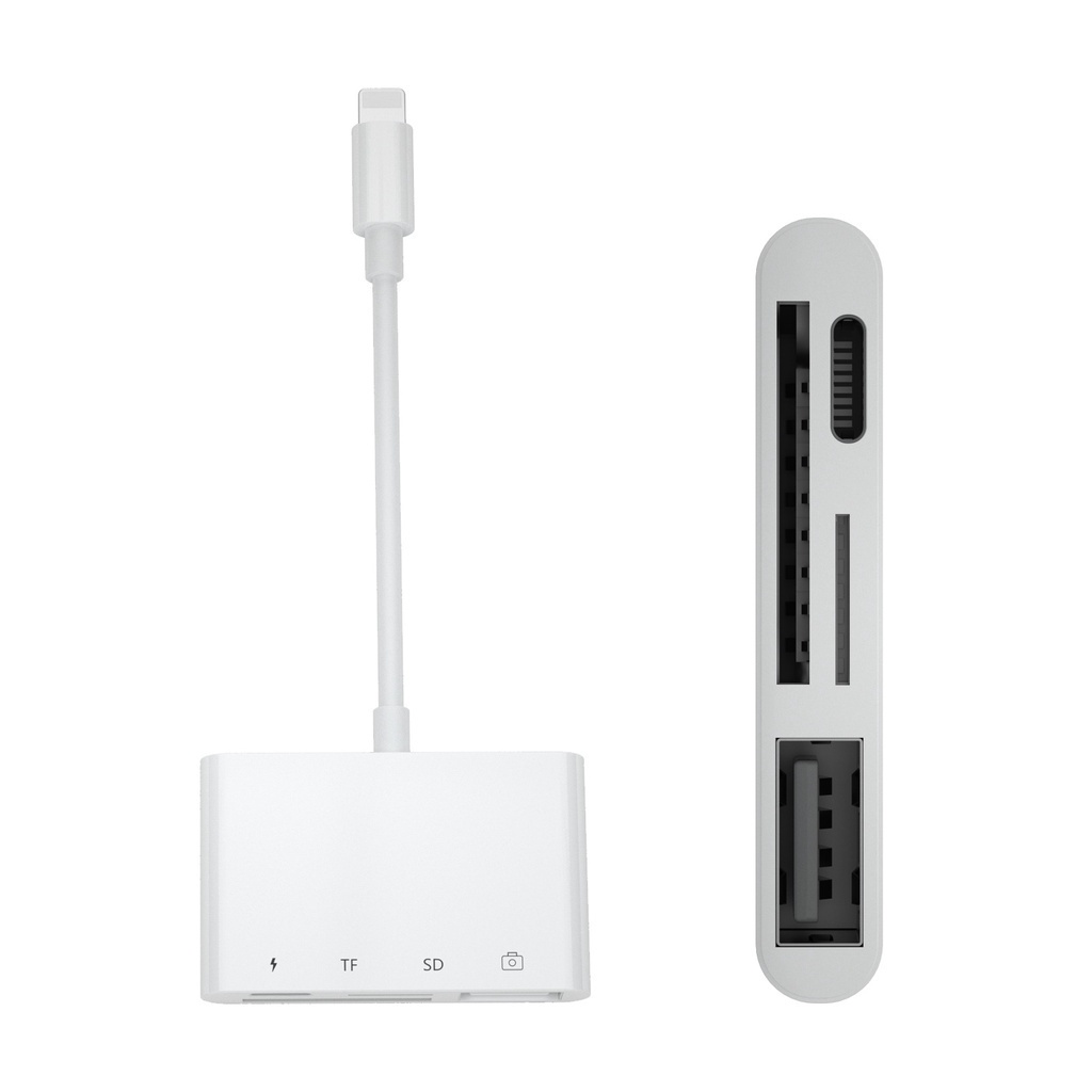 Card Reader iPhone Lightning to USB 3 Camera Adapter to SD OTG Card Reader for iPhone iPad iPod interface Memory Cards