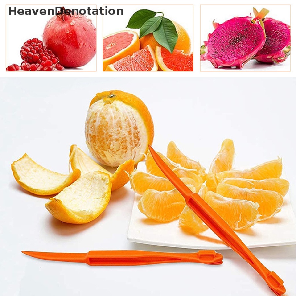 [HeavenDenotation] Alat Pengupas Kulit Jeruk Plastik Orange Peeler Citrus Remover Lemon Pemotong Kulit Jeruk HDV