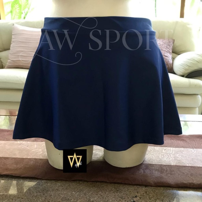 %$%$%$%$] Rok senam / Rok lycra / Rok sport / rok tenis/ luaran celana navy