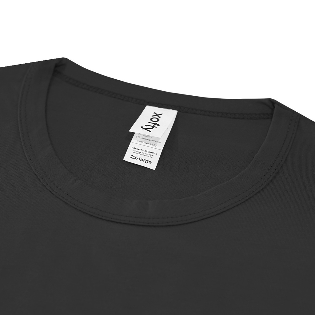 Xofty Tees Static O-Neck Cotton 30s Black