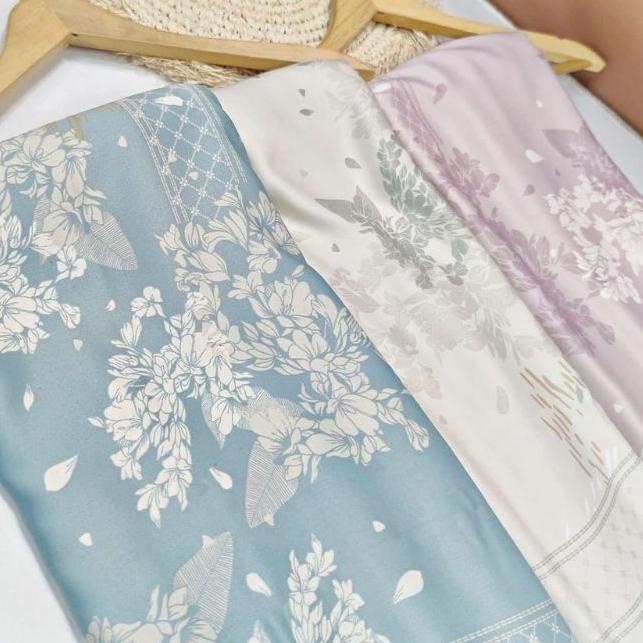 ☎ Mukena Sutra Armani Silk Premium / BEST MOTIF ORIGINAL MUKENA ☆