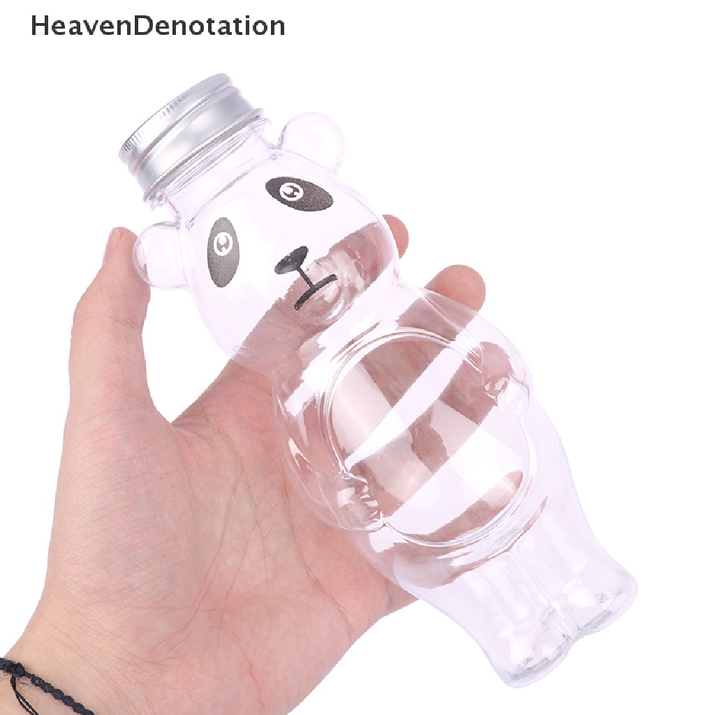 [HeavenDenotation] 1pc 350ml Botol Plastik Panda Tebal Transparan Botol Minuman Jus HDV