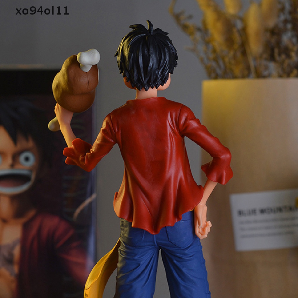 Xo 28cm Anime Figure Confident Smiley Luffy Tiga Bentuk Wajah Boneka Action Model Mainan OL