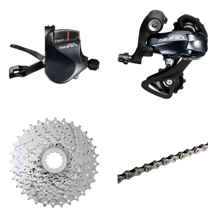 >*>*>*>*] Paket Grupset Mini Groupset Shimano Sora 9 Speed