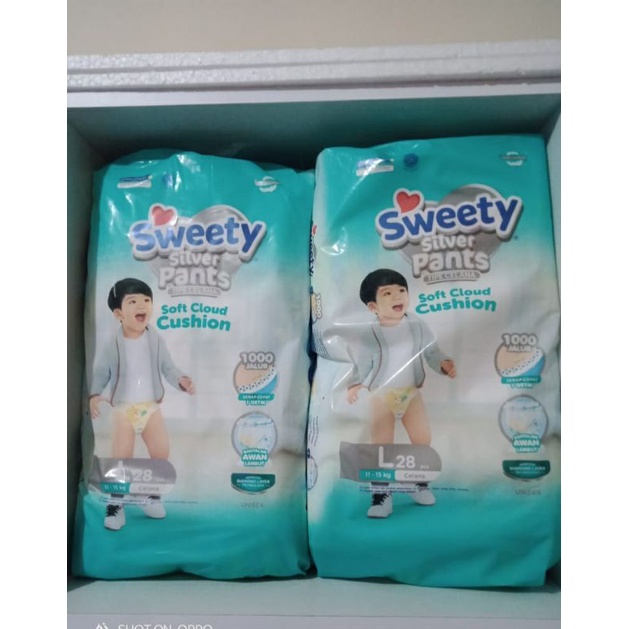 SWEETY SILVER PANTS L28