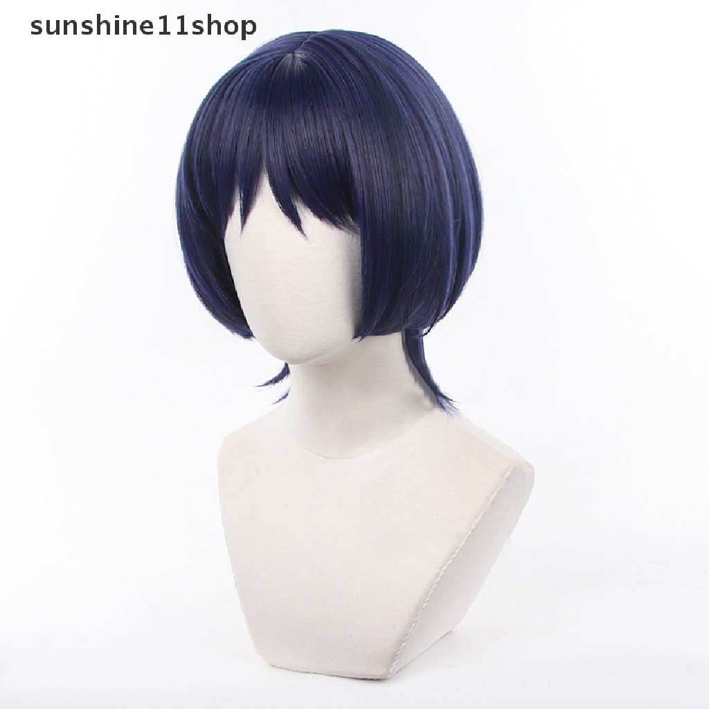 Sho Genshin Impact Wanderer Cosplay Wig Tahan Panas Wig Sintetis Wig Pesta N