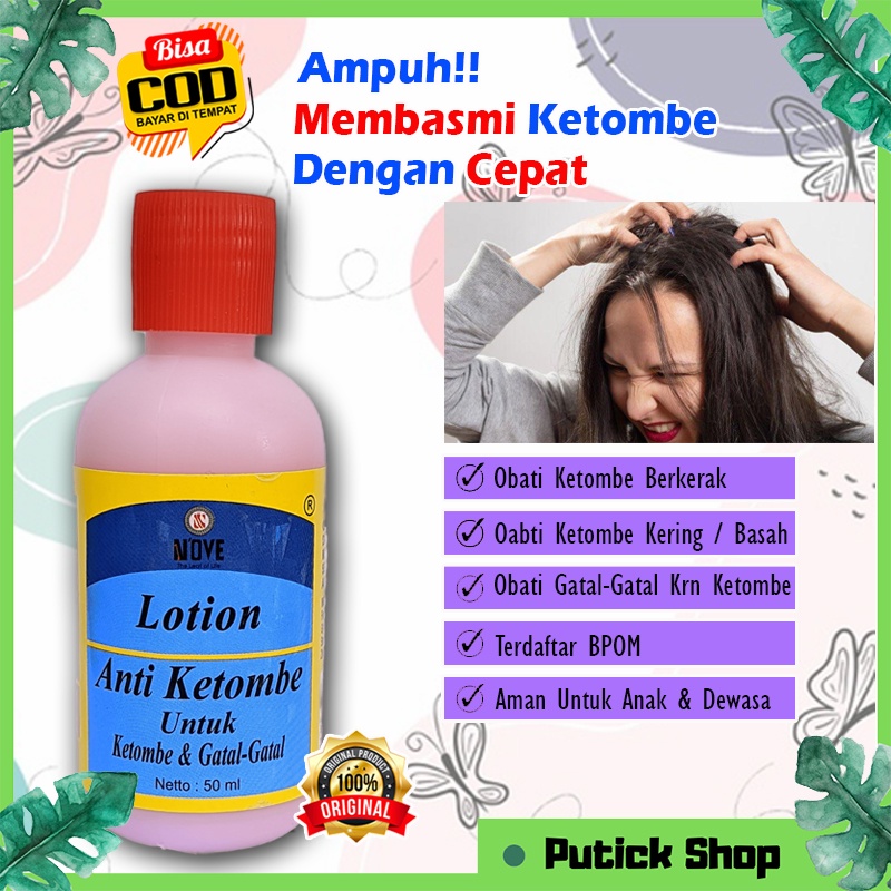 Obat Ketombe Paling Ampuh - Lotion Nove Anti Ketombe / Pembasmi Ketombe - Obat Penghilang Ketombe Pa