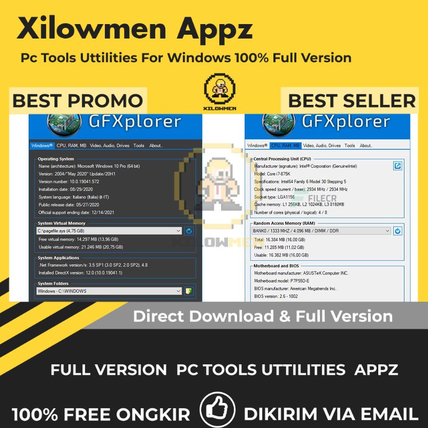 [Full Version] GFXplorer Pro PC Tools Software Utilities Lifetime Win OS