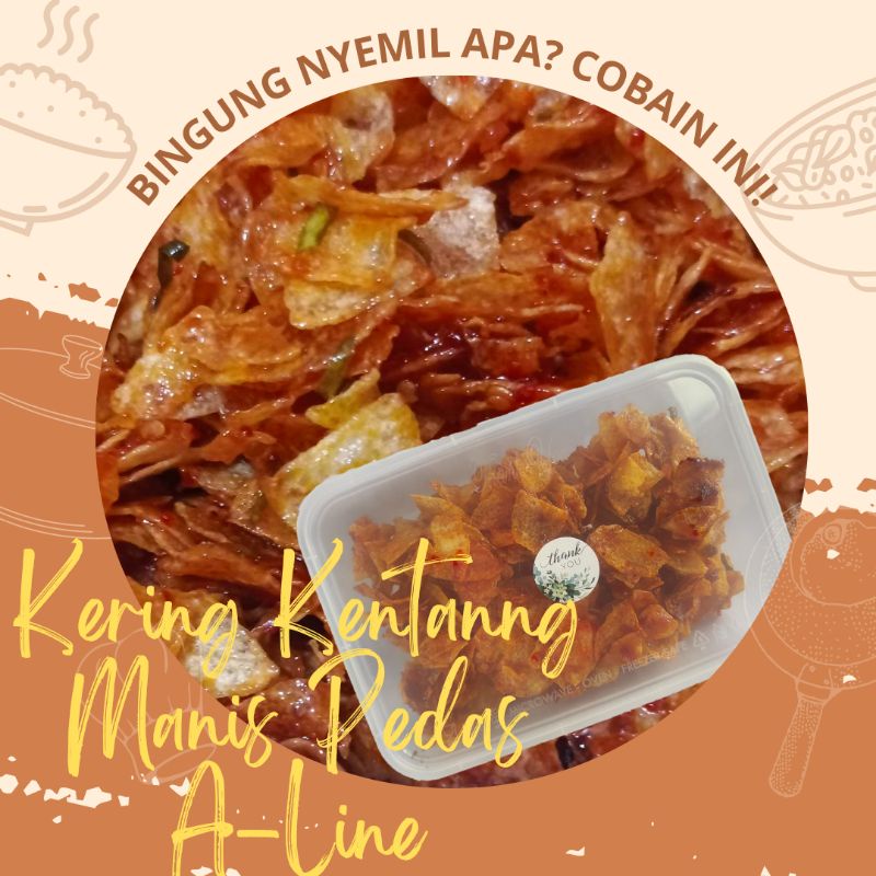 

Cemilan Kering Kentang Balado Pedas Manis