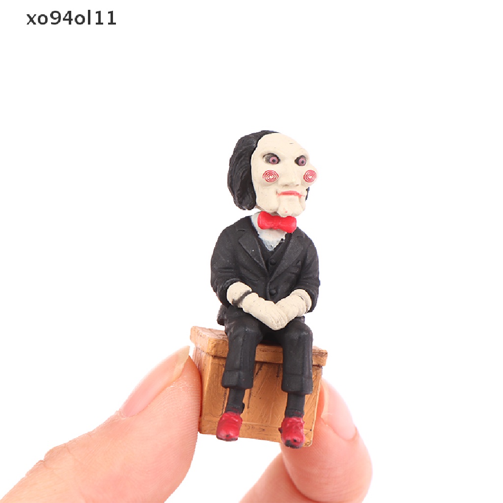 Xo Horror Saw Billy Figure Gantungan Kunci Film Liontin Mainan Model Boneka Perhiasan Hadiah OL