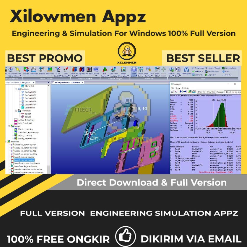 [Full Version] 3DCS Variation Analyst Pro Engineering Software Lifetime Win OS