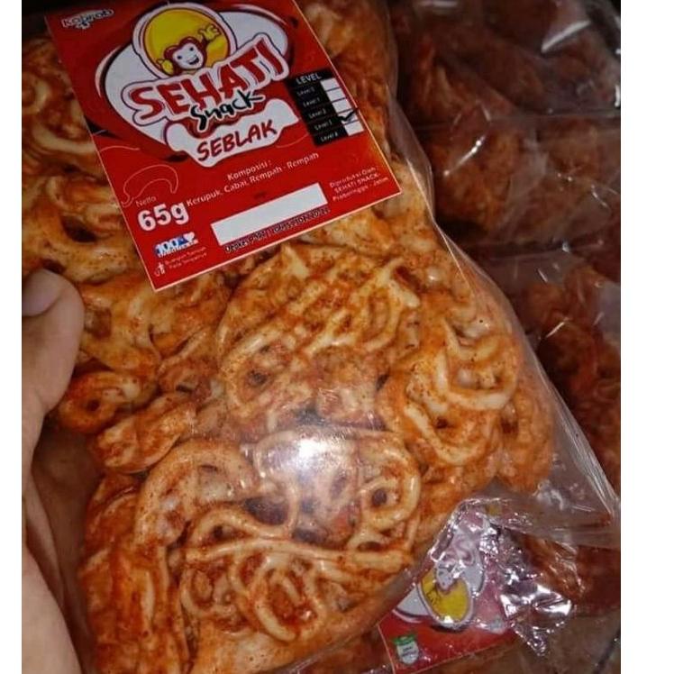 

R81 Krupuk seblak sehati termurah 65gram terlaris terenak amanah BIG SALE