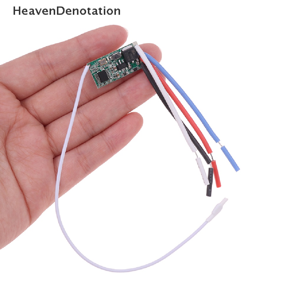 [HeavenDenotation] 433mhz Wireless RF Remote Control DC 3.6V-24V 1CH Saklar Relay Mini Lampu LED HDV
