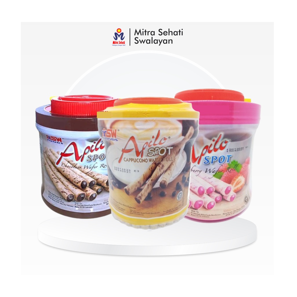 

APILO WAFER STICK 500GR COKLAT, CAPPUCINO, STRAWBERRY - Mitra Sehati Swalayan