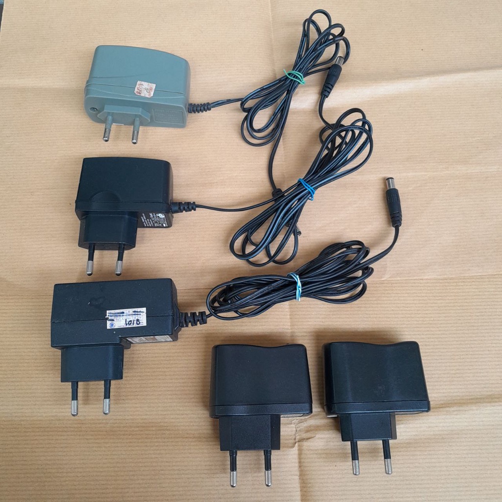 Jual Adaptor 5V 9V 12V (Bekas)