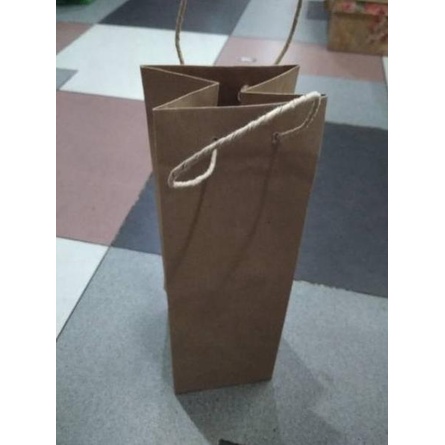 

Super Ngetrends Paper bag botol polos terlaris dan murah isi 12 pcs