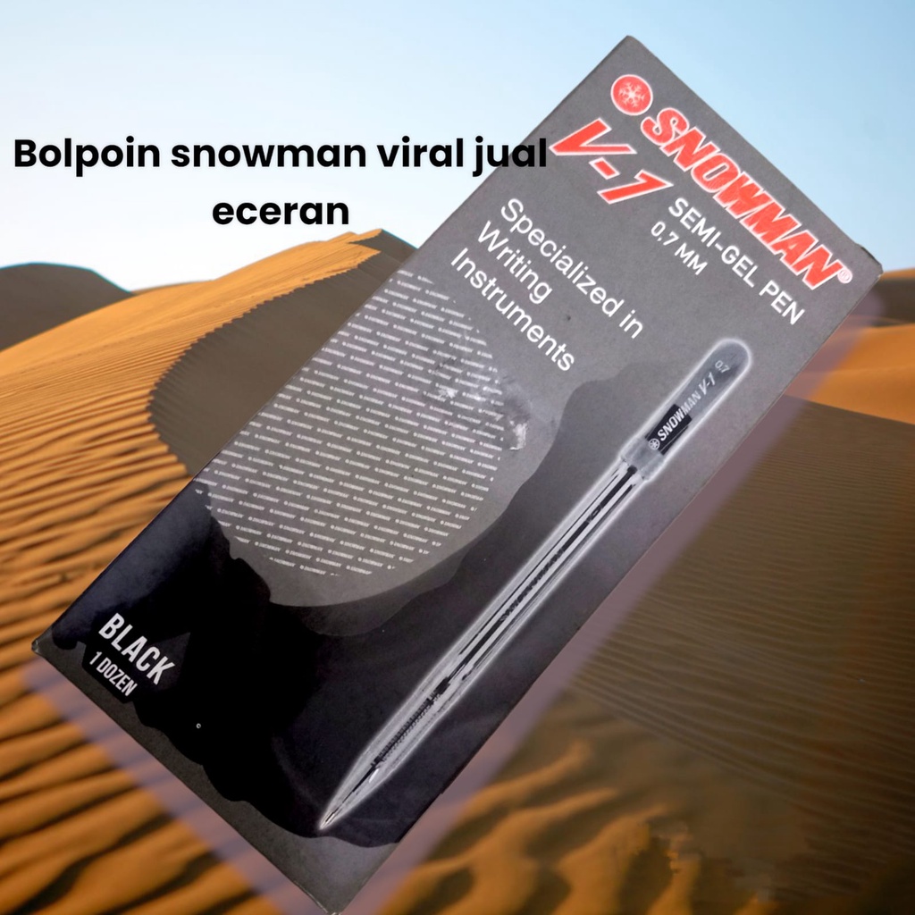 

Pulpen Snowman V1 0.7 mm