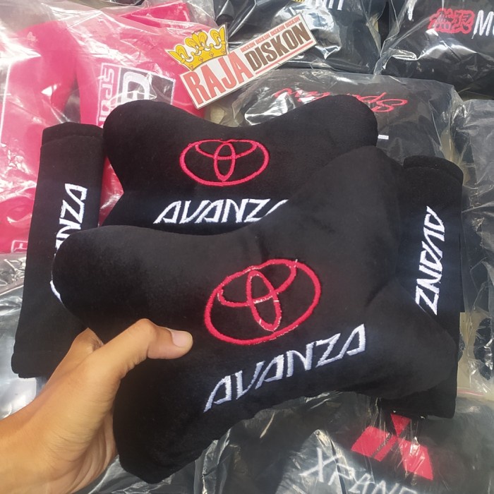 Bantal Set Avanza Veloz Sandaran Jok Kursi Mobil Toyota