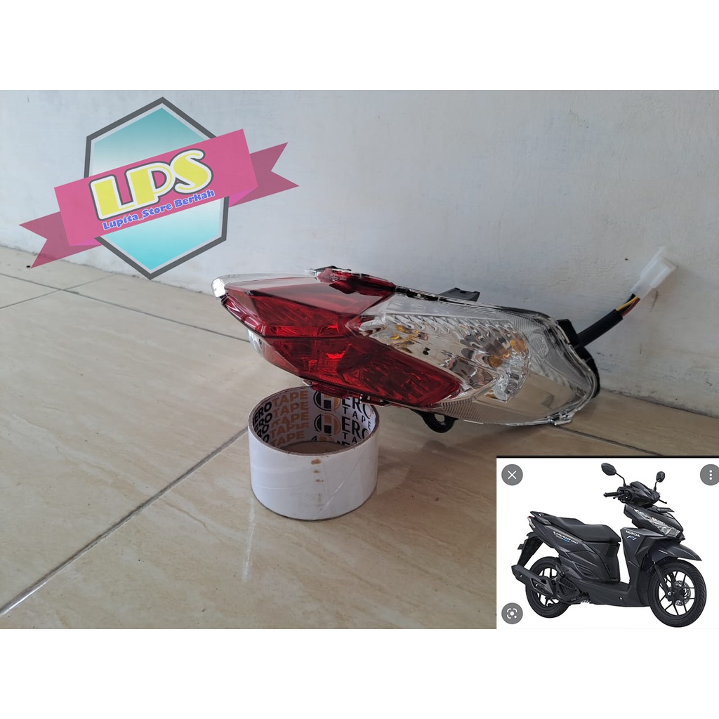 Reflektor + Kaca Mika Lampu Stop Assy Belakang Vario 125 150 LED 2015 - 2017 Termurah