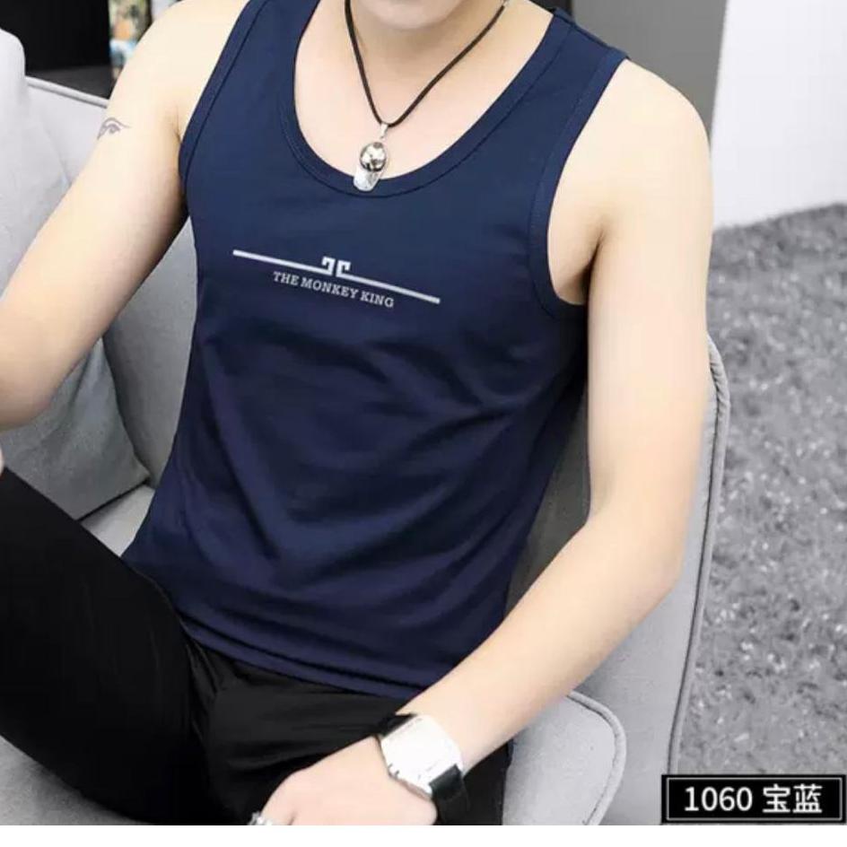 ✴ BS/COD//KAOS DALAM  SINGLET MONKEY KING PRIA//TERLARIS ➮