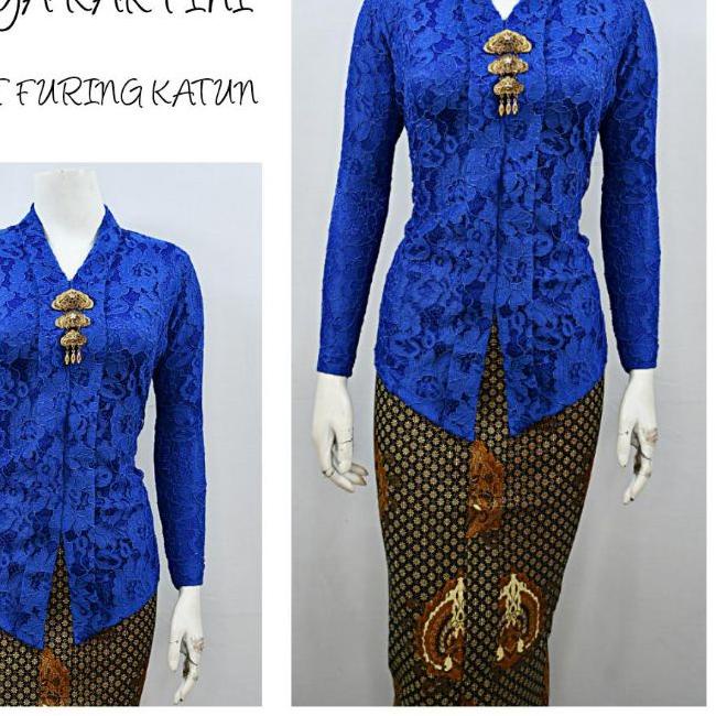 ℮ Indah ABAYA KEBAYA BRUKAT KARTINI MODERN LENGAN PANJANG Furing Katun KEBAYA WISUDA KEBAYA KATUN KE