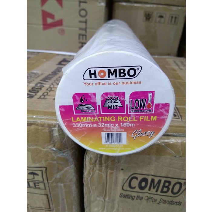 

[[JNT COD]] Plastik Laminating Roll Glossy Merk Hombo