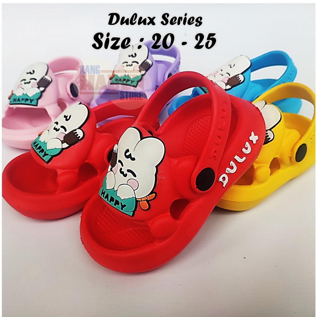 Habenkids Sandal Anak Bayi Balita Cowok Cewek Karakter Kelinci Belajar Jalan 372E