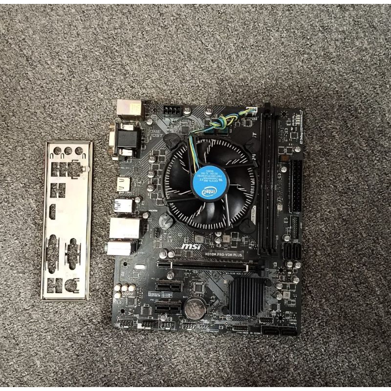 Jual Paketan Motherboard MSI H310M PROVH PLUS + INTEL I59400F(Non Fan