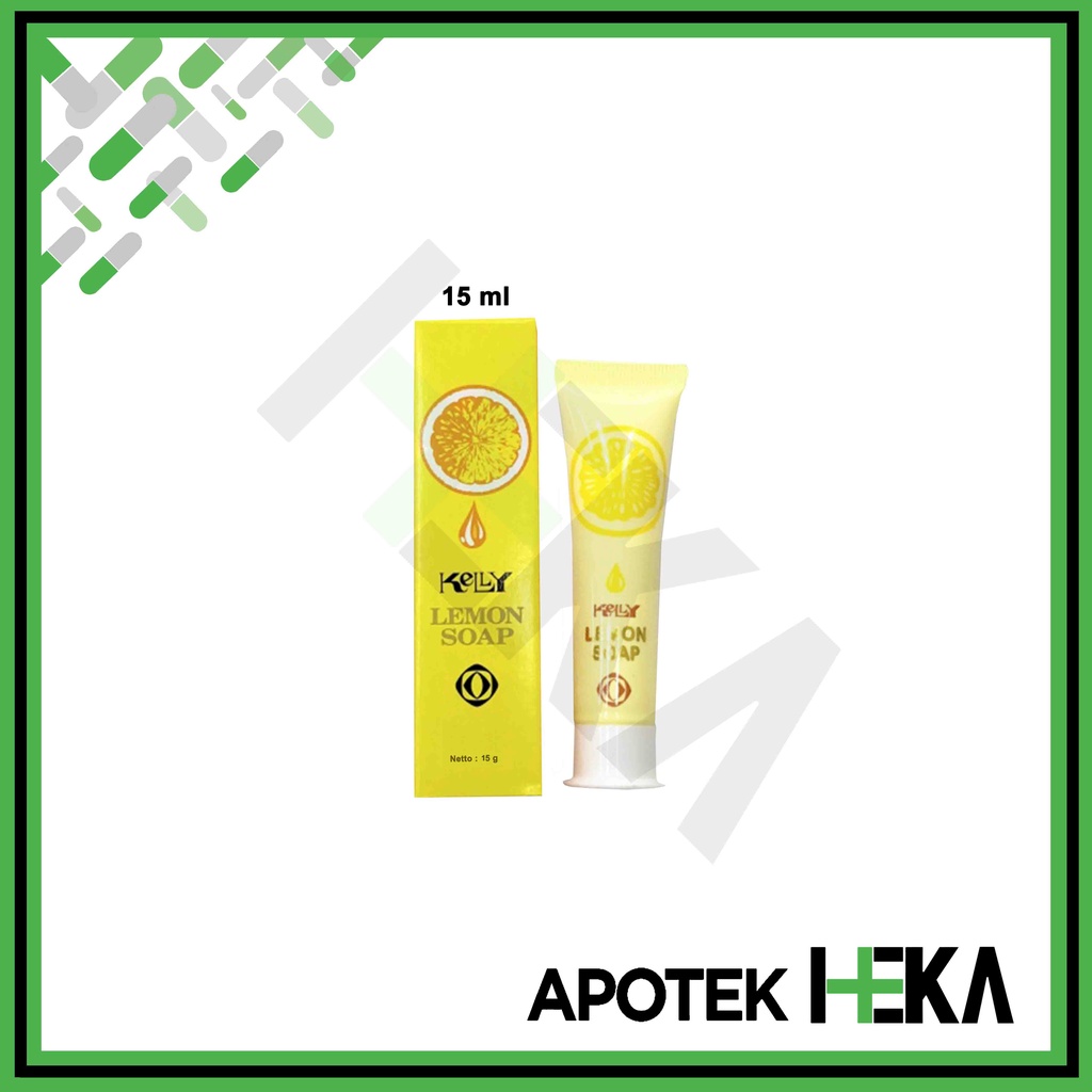 Kelly Lemon Soap 25 gr 75 gr Krim Sabun Muka Facial Wash Clean Nourish (SEMARANG)