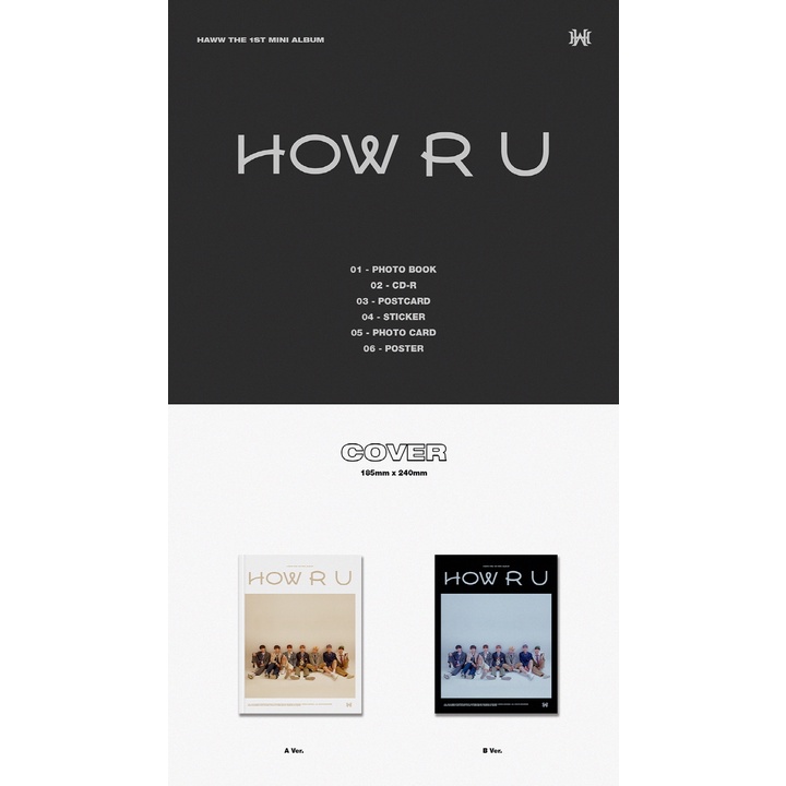 HAWW - The 1st Debut Album HOW ARE YOU