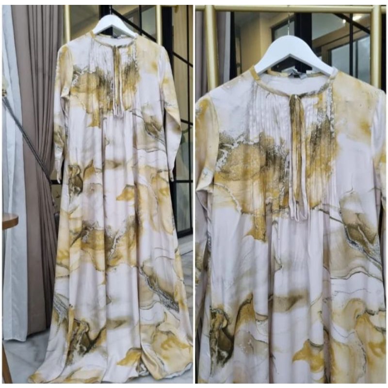 ♡kareemabutik♡ gamis rayon twill abstrak by edness kayla