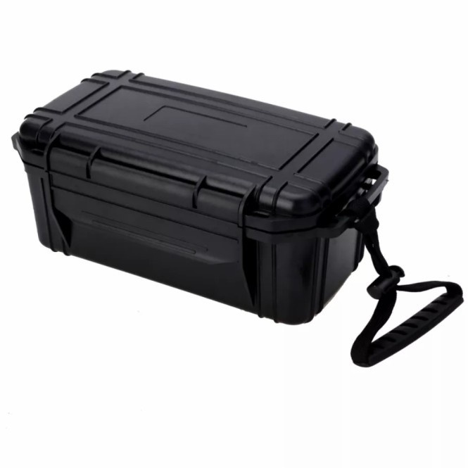 Black Waterproof Portable Cigar Humidor Box