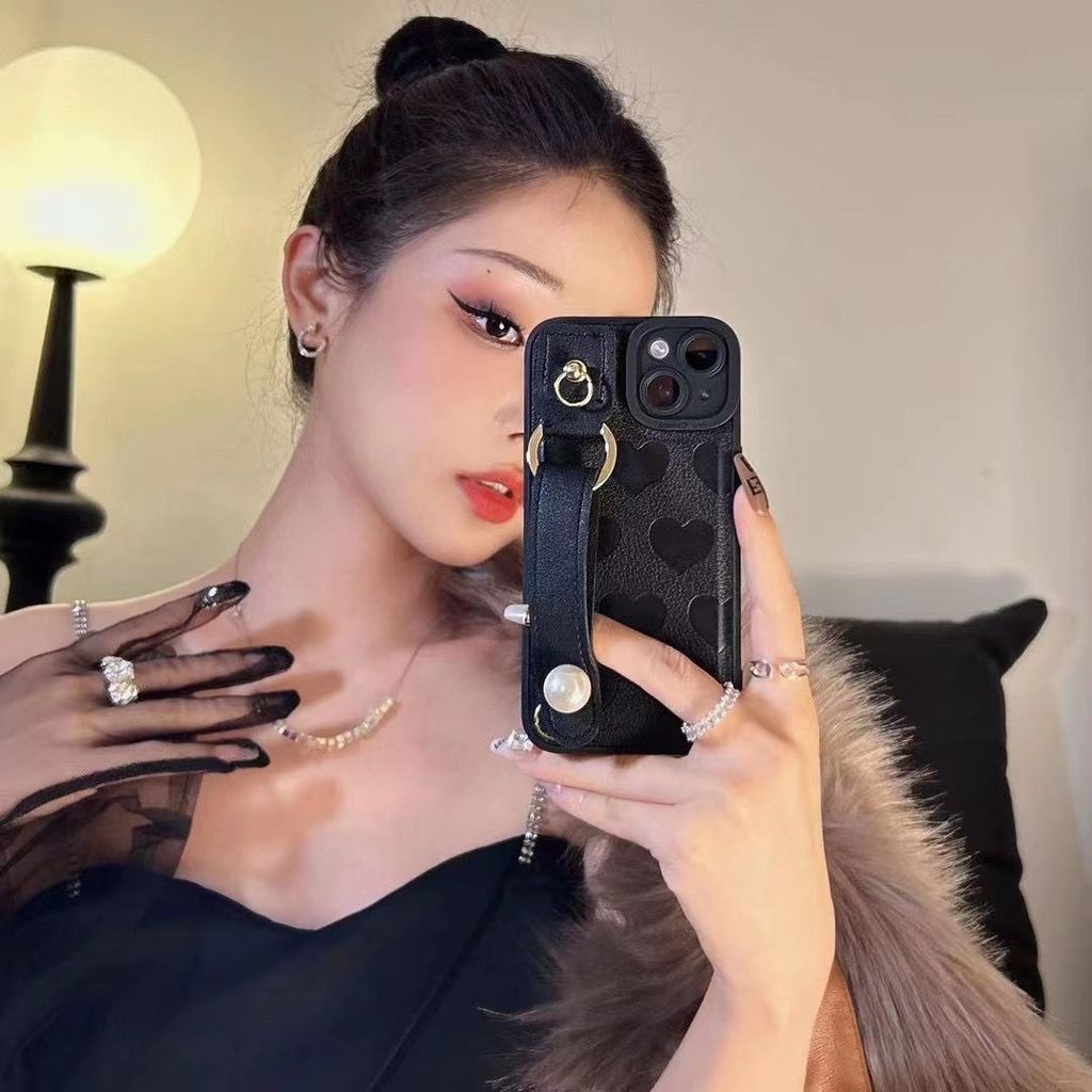 IPHONE Casing Ponsel Desain Gelang Cinta Tiga Warna Kompatibel Dengan Iphone12 13 14 11 Pro Max X Xs Max Xr Fgfgd