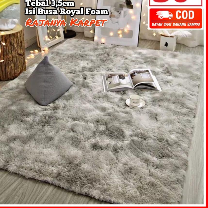 ℮ Karpet Bulu Rasfur Lembut x3,5cm / Surpet Best Seller / Kasur Lantai Bulu Murah ➨