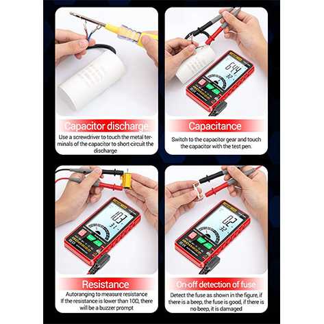 (BISA COD) FTIHSHP ANENG Digital Multimeter Large Screen Backlight Voltage Tester - 616