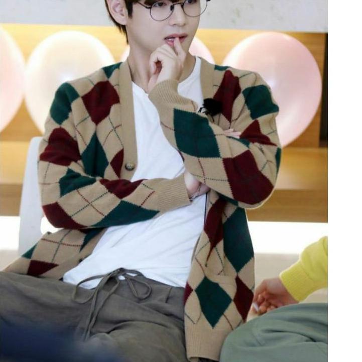 ♠ cardygan taehyung/sweater corean basic rajut ✿