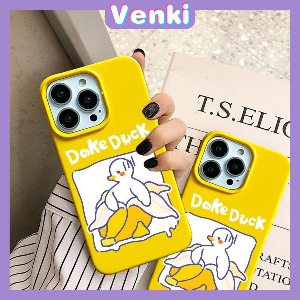 iPhone Case Soft TPU Glossy Yellow Candy Case Cute Dozing Duck Camera Protection Shockproof For iPhone 14 13 12 11 Pro Max 7 8 Plus X XR