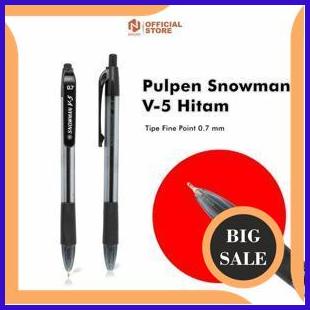 

sparepart Pulpen Bolpen Snowman V5 Hitam Fine Point 0.7 mm 1F3BZ3