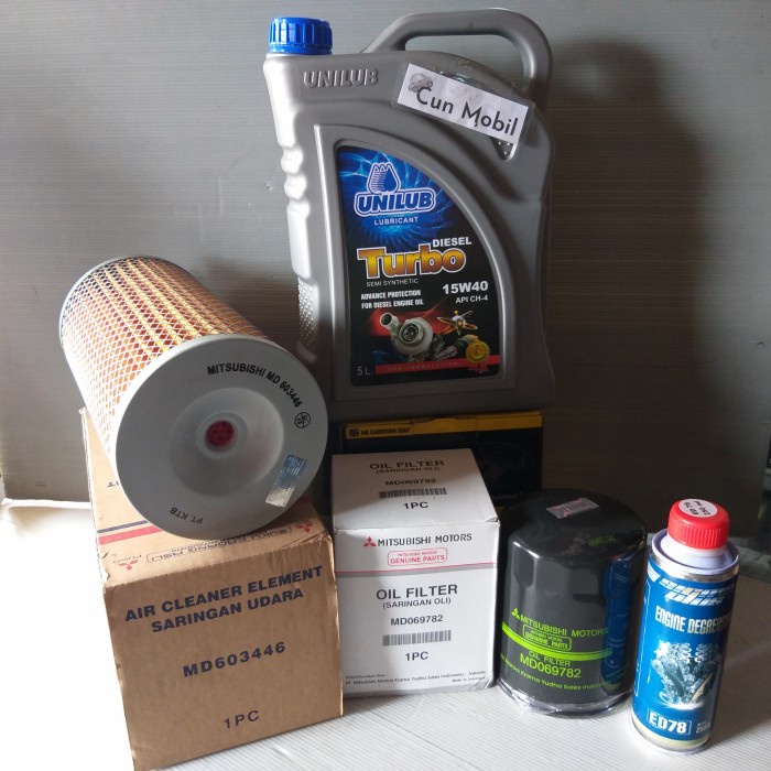 Paket oli mesin UNILUB Turbo Diesel 15W-40 L300 Diesel,Kuda Diesel 4
