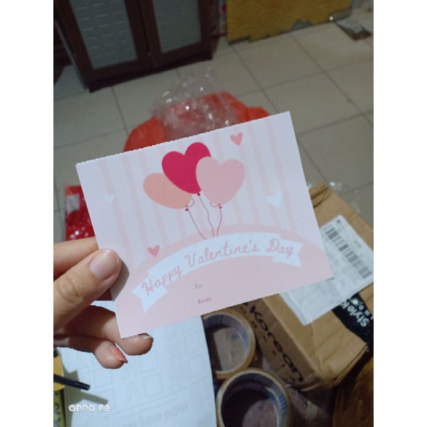 

Kartu ucapan valentine / kartu valentines day / hang tag hari kasih sayang valentine / surat kartu card valentines day